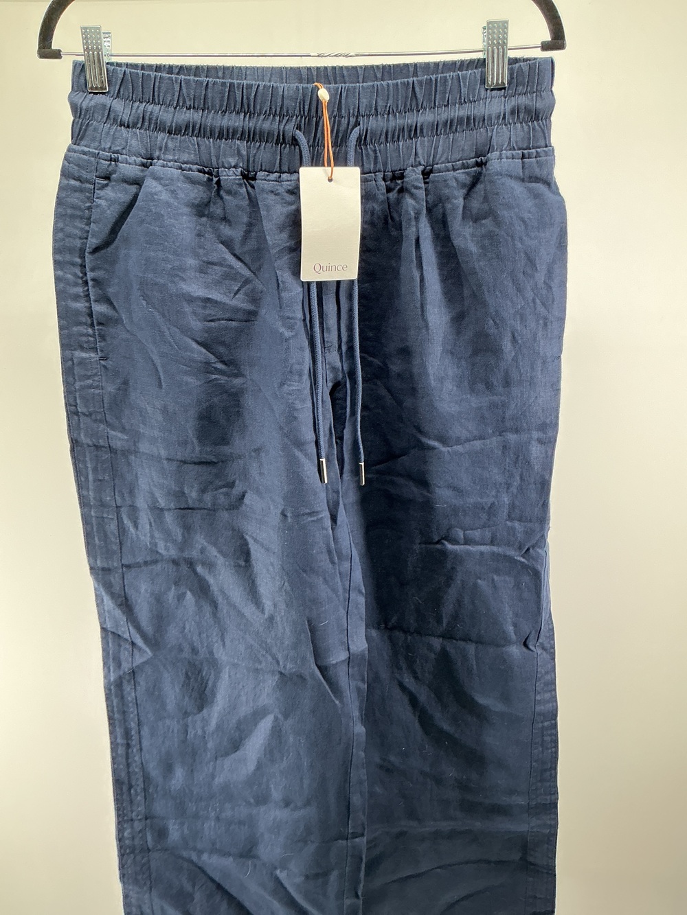 100% European Linen Wide Leg Pants - 30"